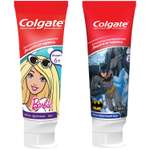 Зубная паста Colgate Barbie/Batman в ассортименте 75мл
