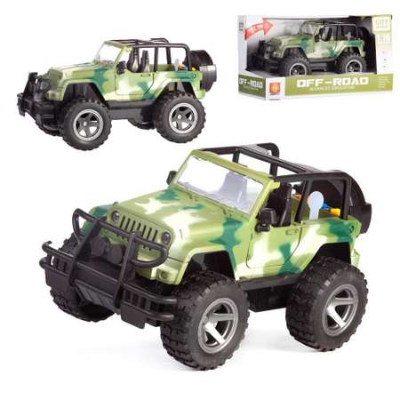 Внедорожник Junfa Jeep 1:16 инерционный зеленый