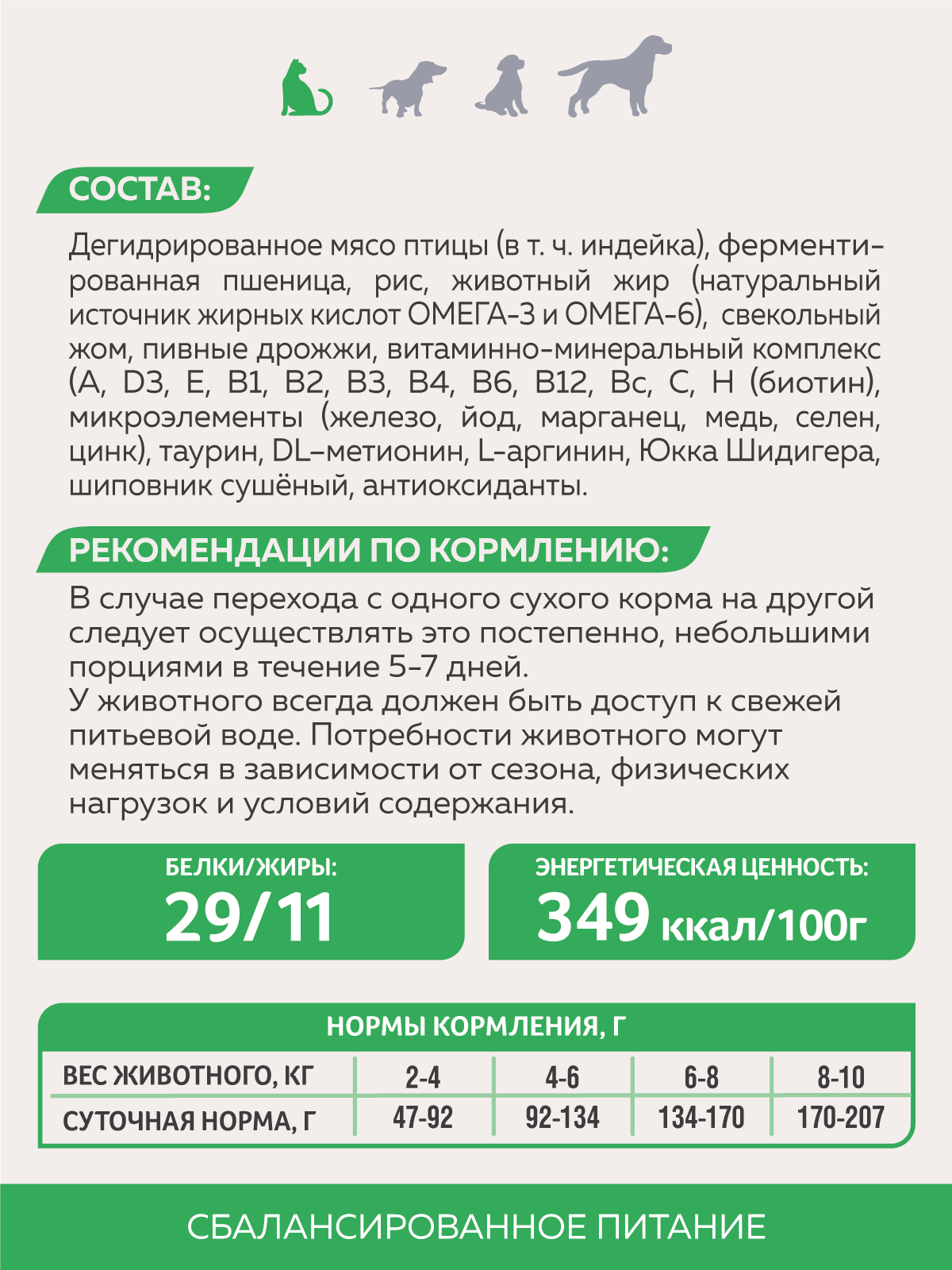 Корм сухой Зоогурман Полнорационный сухой корм для кошек Delicate Индейка 10 кг - фото 3