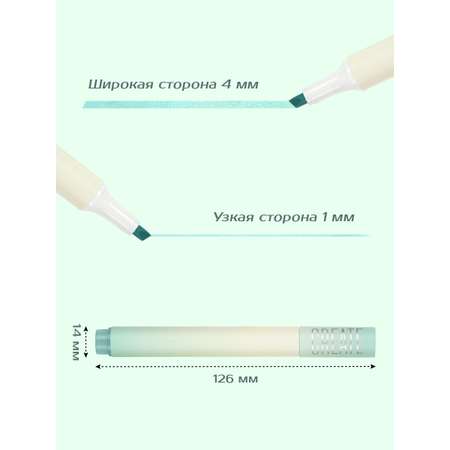 Набор маркеров текстовыделителей Lorex Stationery с принтом 3 цвета