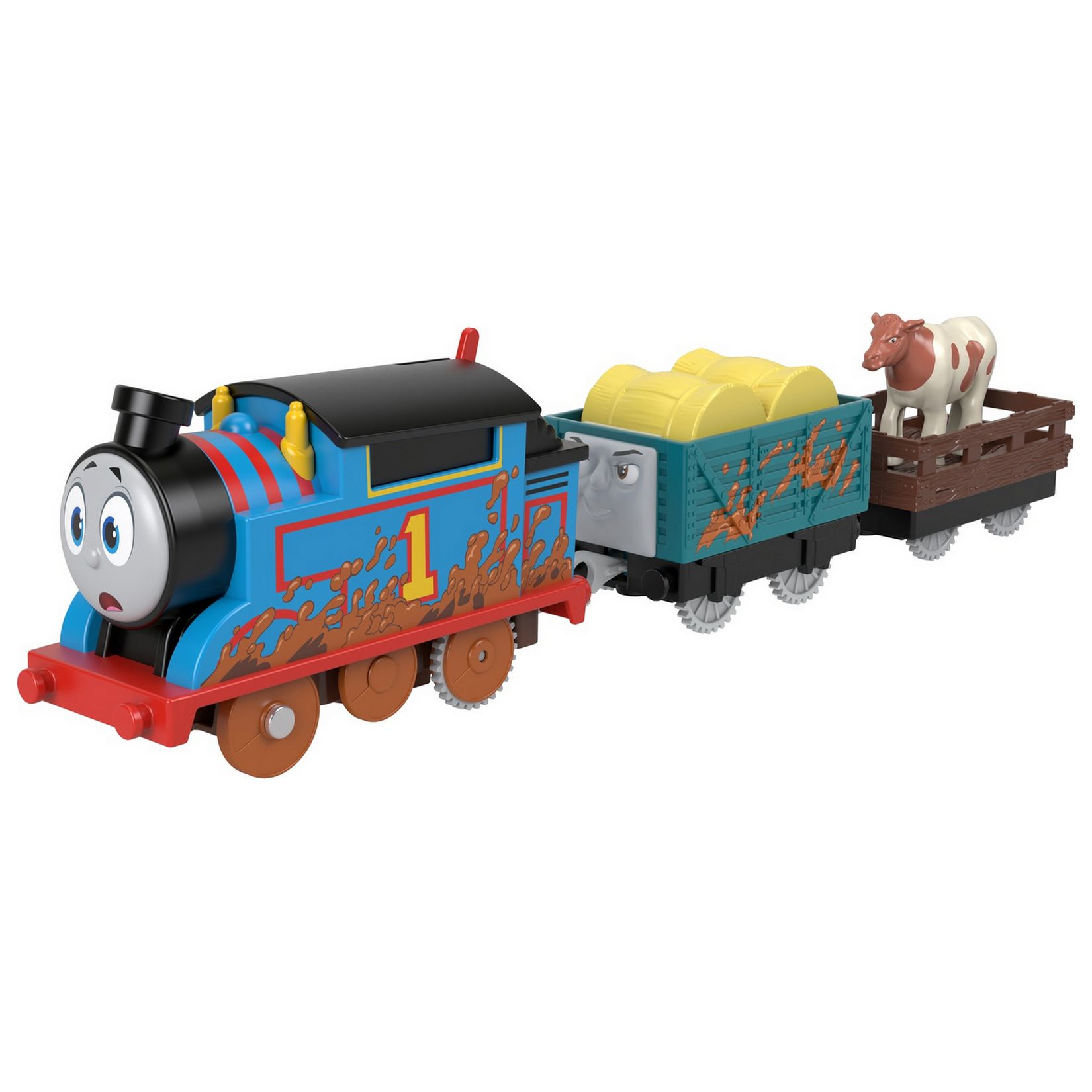 Паровозик Thomas & Friends Лучшие моменты мультфильма Грязный Томас HDY73  купить по цене 1534 ₽ в интернет-магазине Детский мир