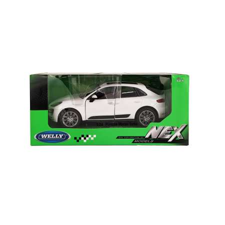 Машинка Welly 1:24 Porsche Macan Turbo белая