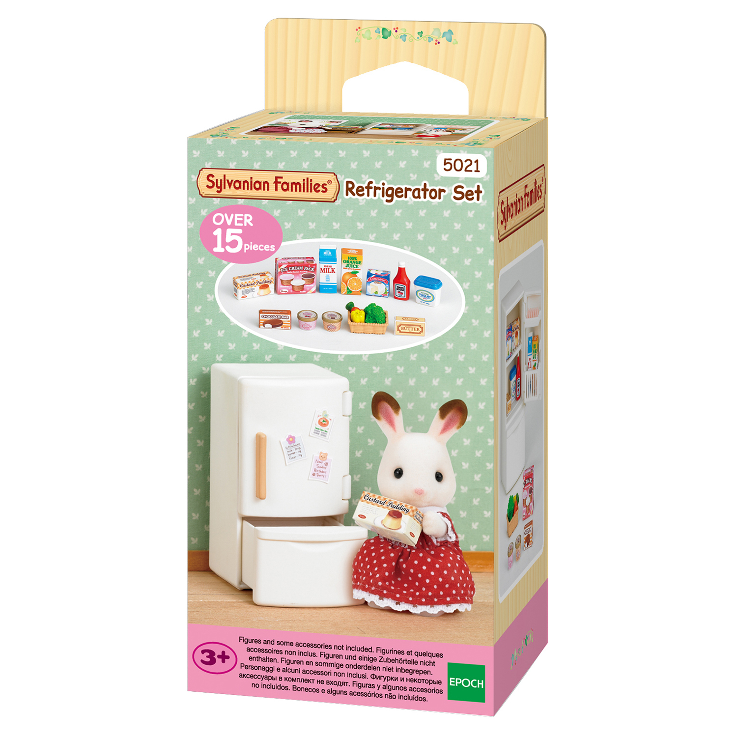 Набор Sylvanian Families Холодильник с продуктами, новый (5021)