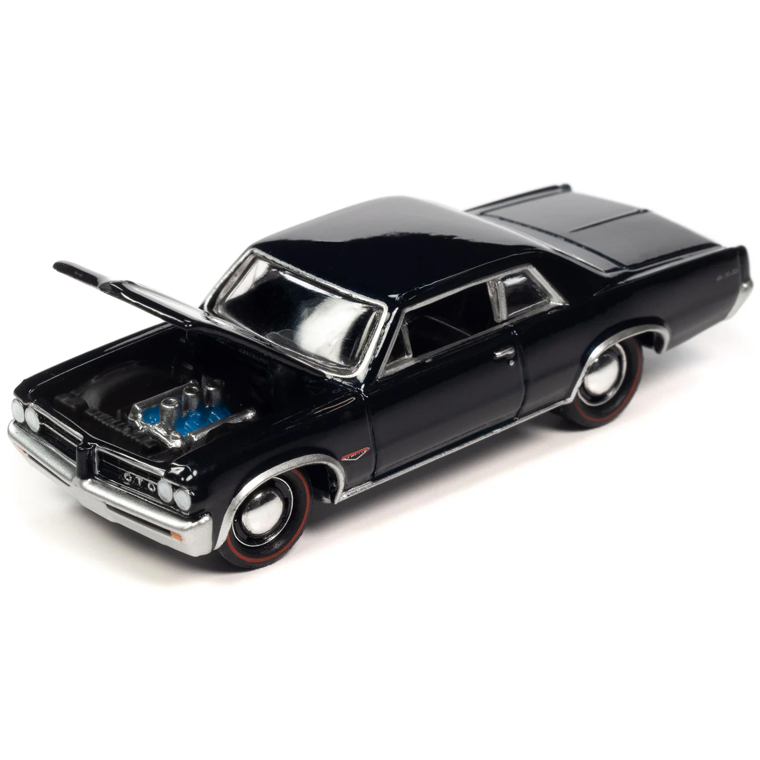 Автомобиль Johnny Lightning 1:64 черный JLMC032A-R1-N1 - фото 2