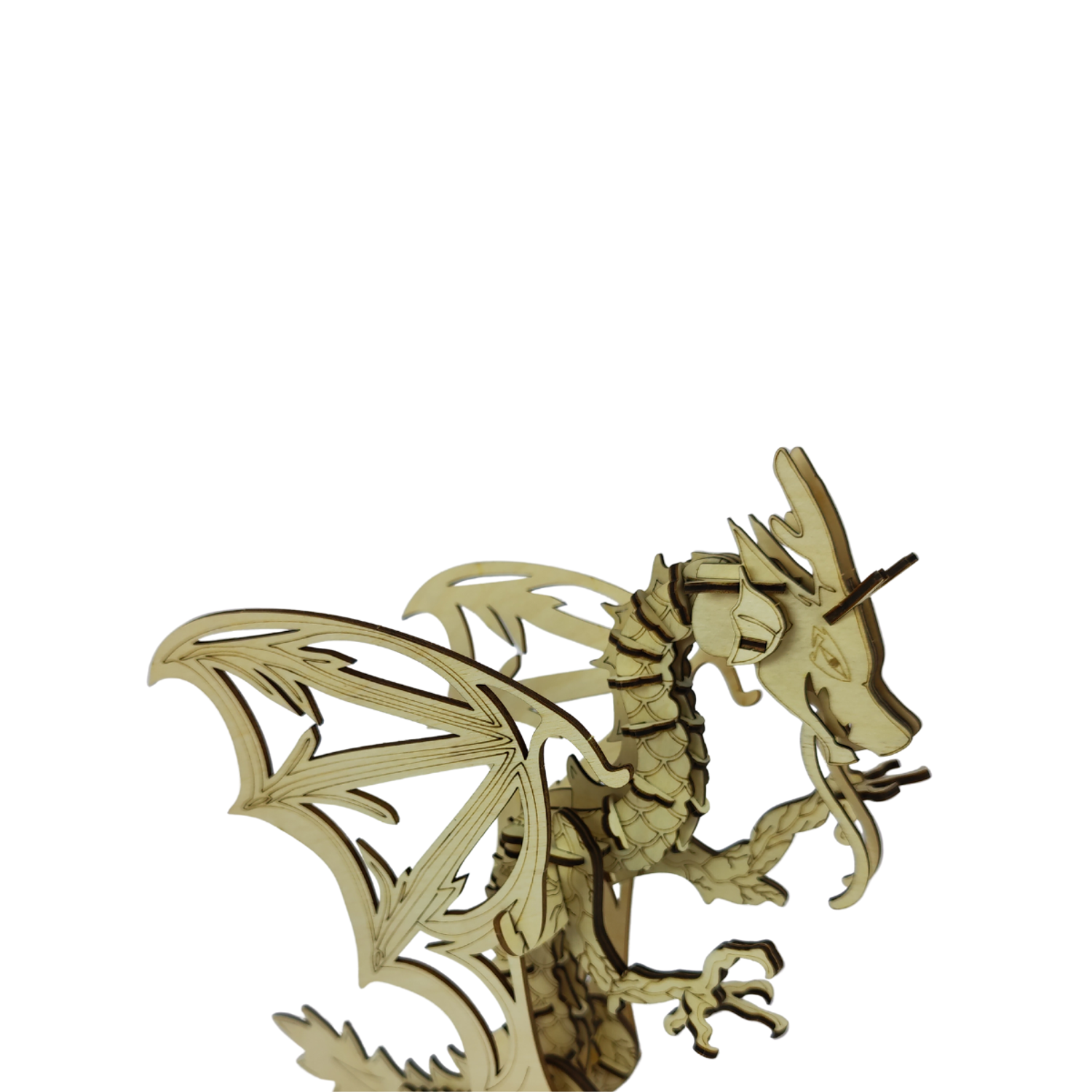 Сборная модель My_derevo Деревянный Дракон Игрушка Статуэтка 2024 - фото 6