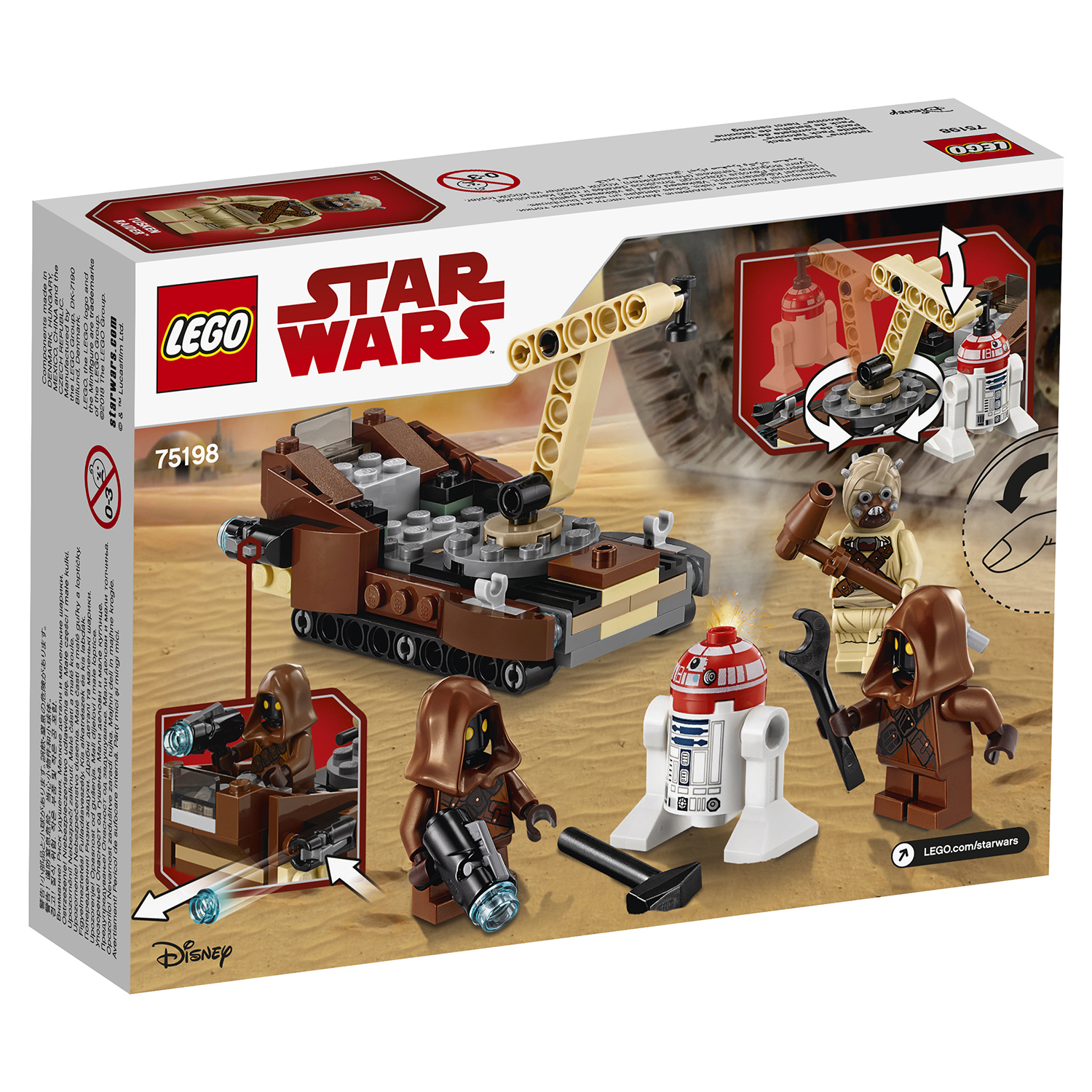 Конструктор LEGO Боевой набор планеты Татуин Star Wars TM (75198) купить по  цене 999 ₽ в интернет-магазине Детский мир