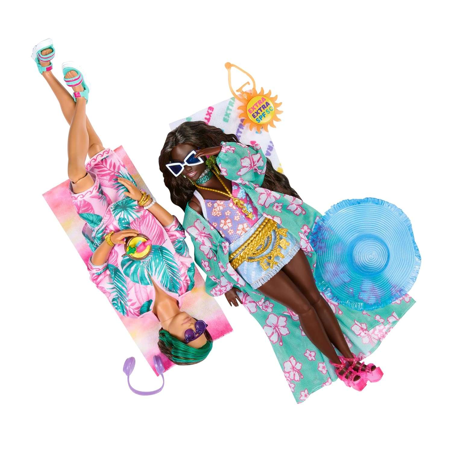Кукла Barbie Extra Fly Кен с пляжной одеждой HNP86 HNP86 - фото 4