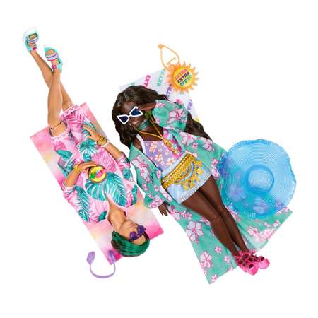 Кукла Barbie Extra Fly Кен с пляжной одеждой HNP86