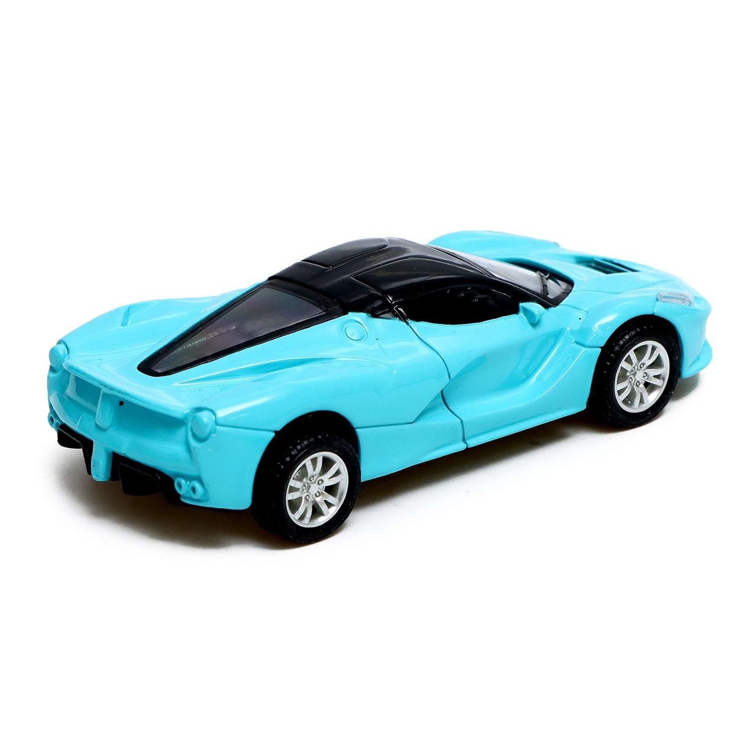 Машина Автоград металлическая «Суперкар» инерционная масштаб 1:43 цвет голубой 7608958 - фото 3
