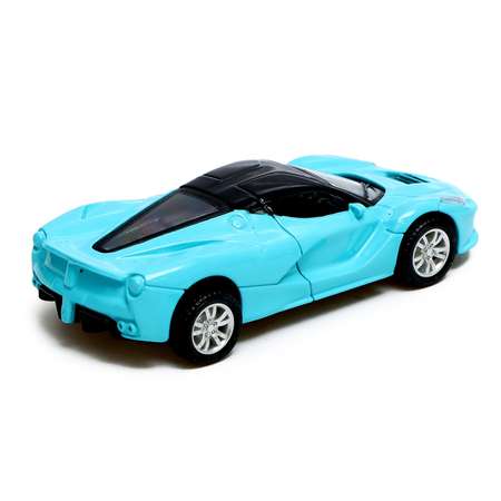Машина Автоград металлическая «Суперкар» инерционная масштаб 1:43 цвет голубой