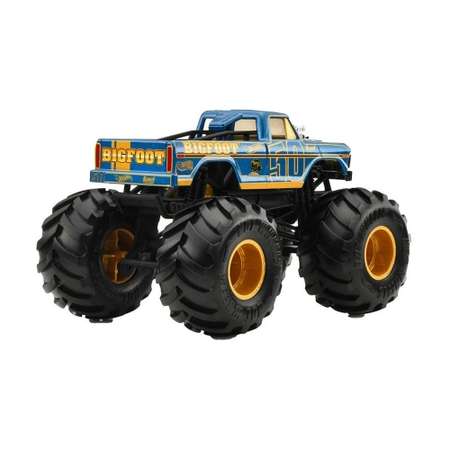 Монстр-трак Hot Wheels Monster Trucks 1:24 Bigfoot 1:24 синий