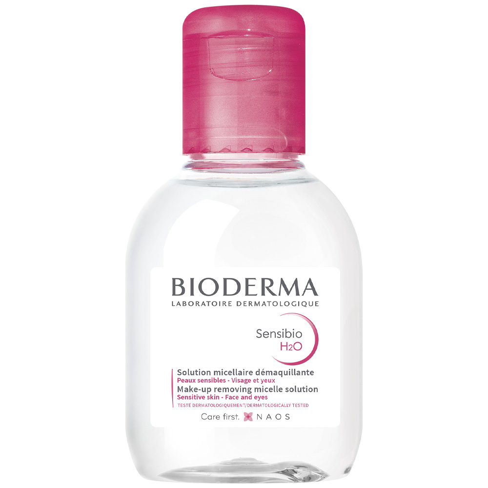 Мицеллярная вода H2O Bioderma Sensibio для очищения нормальной и чувствительной кожи лица 100 мл - фото 1