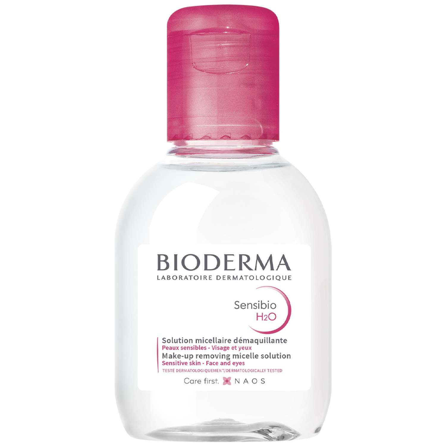 Мицеллярная вода H2O Bioderma Sensibio для очищения нормальной и чувствительной кожи лица 100 мл - фото 1