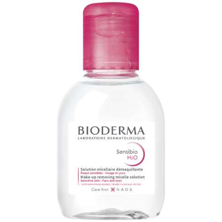 Мицеллярная вода H2O Bioderma Sensibio для очищения нормальной и чувствительной кожи лица 100 мл