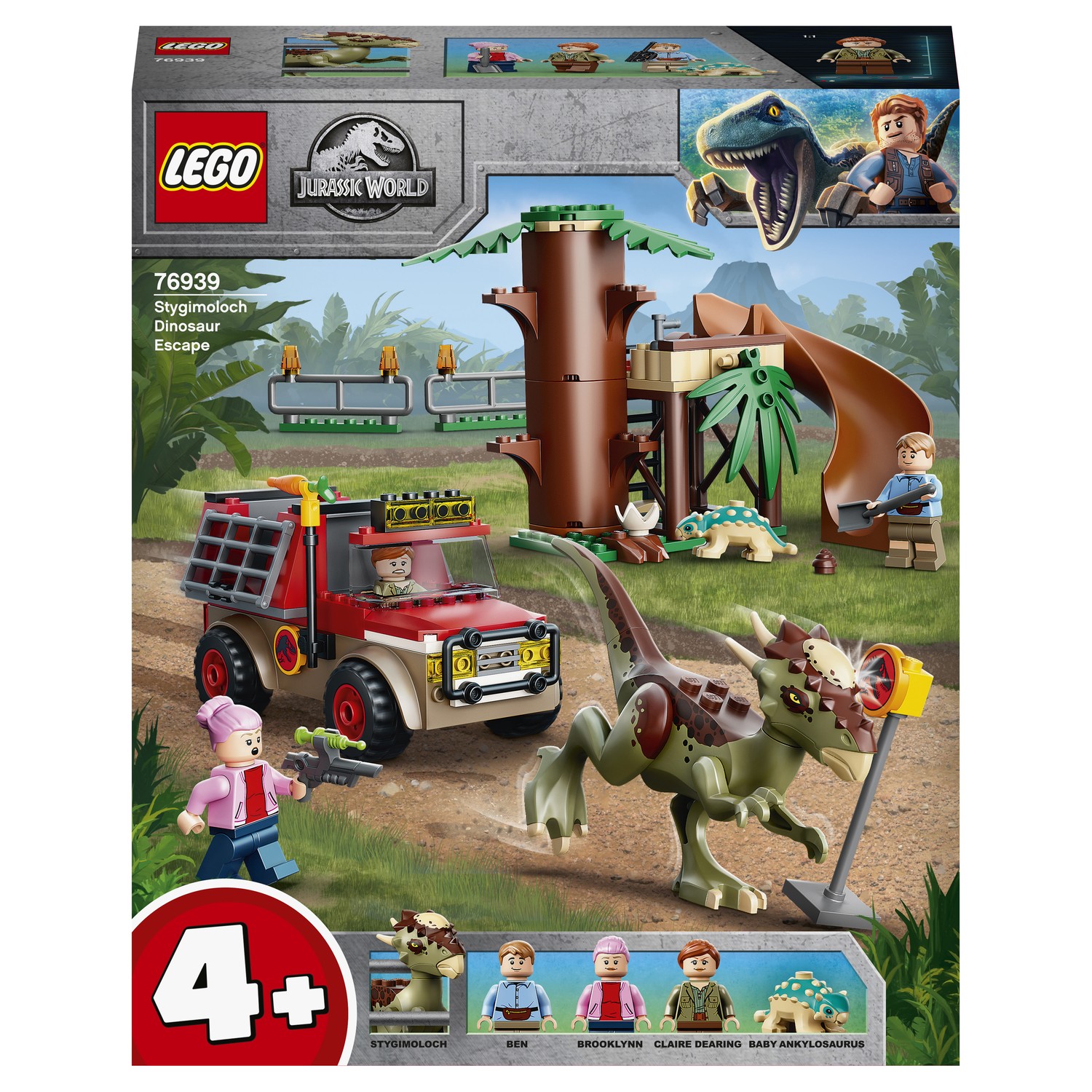 Конструктор LEGO Jurassic World Побег стигимолоха 76939 купить по цене 2649  ₽ в интернет-магазине Детский мир