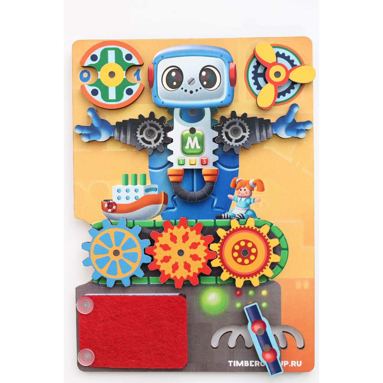 Бизиборд Мастер игрушек Робот-мастер - фото 1