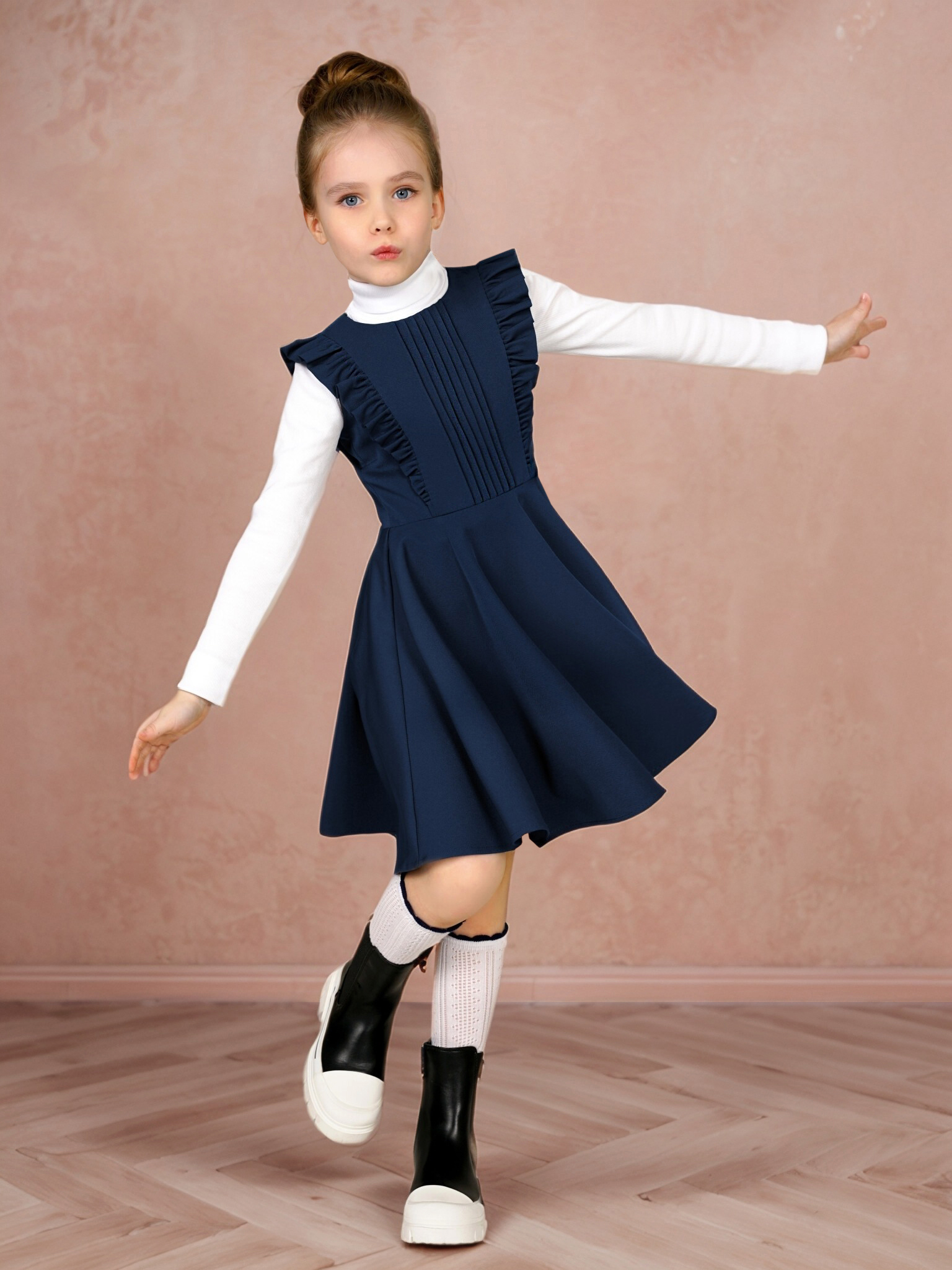 Сарафан ALISIA FIORI 001200.2S/синий - фото 1