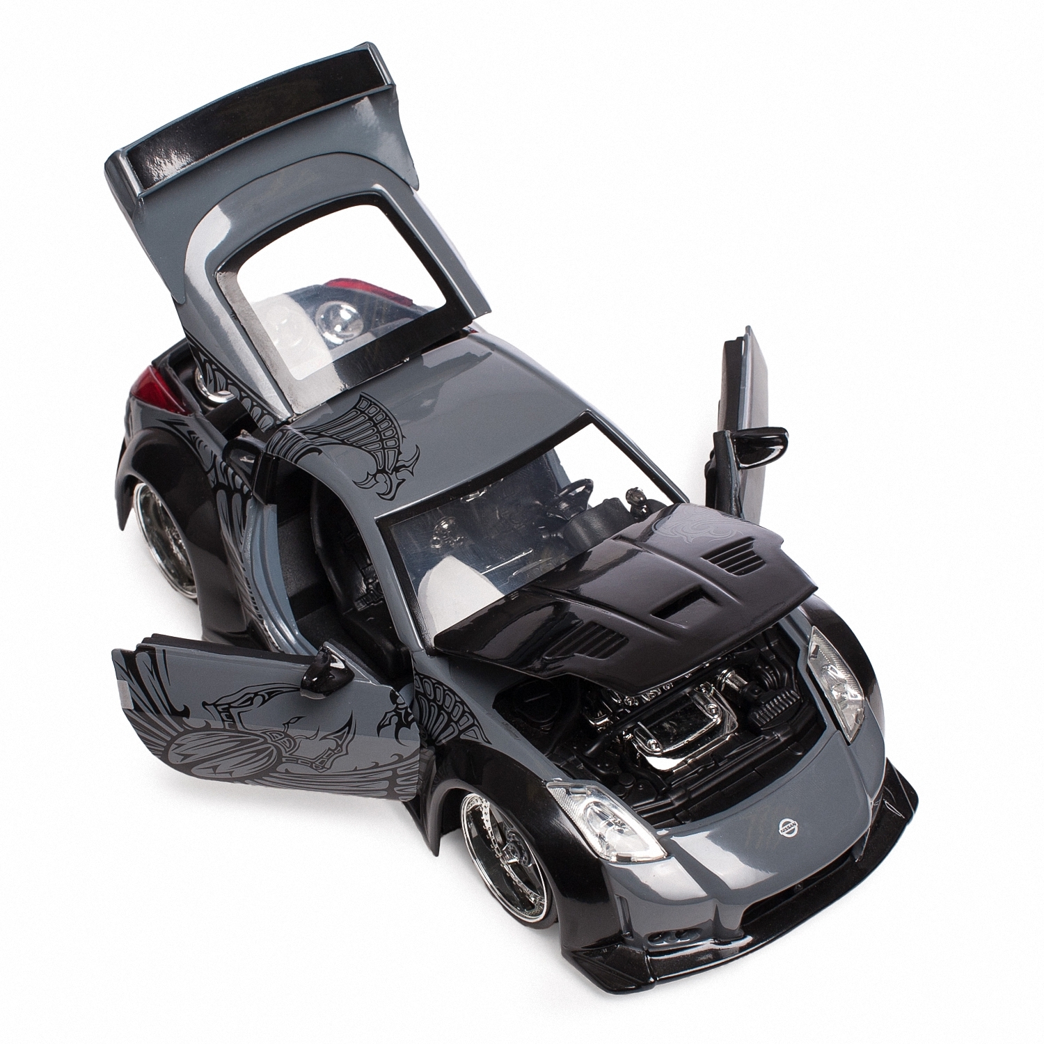 Автомобиль Fast and Furious Nissan 1:24 без механизмов 97172 - фото 4