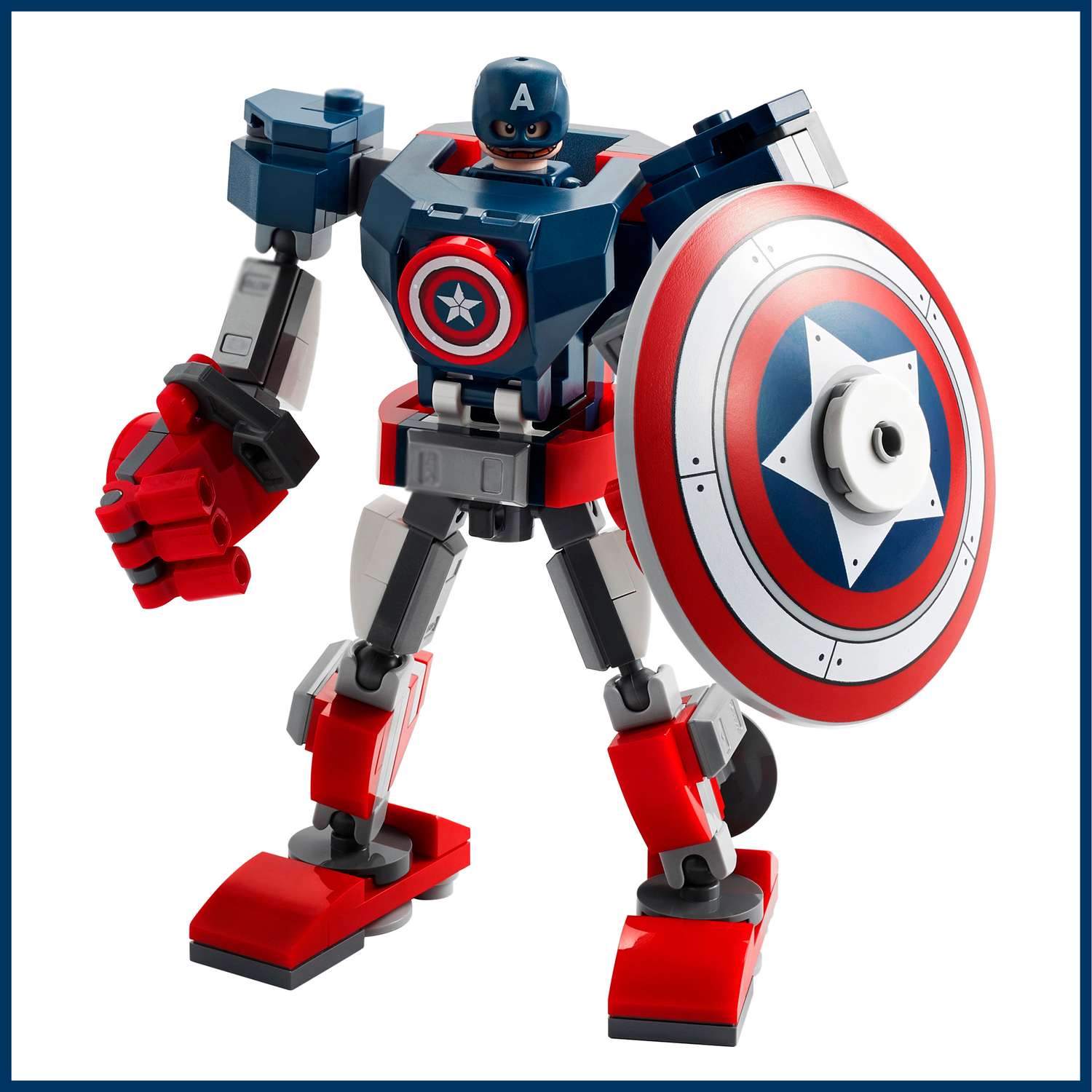 Игрушка LX Конструктор Marvel Капитан Америка 127 деталей совместим с лего - фото 3
