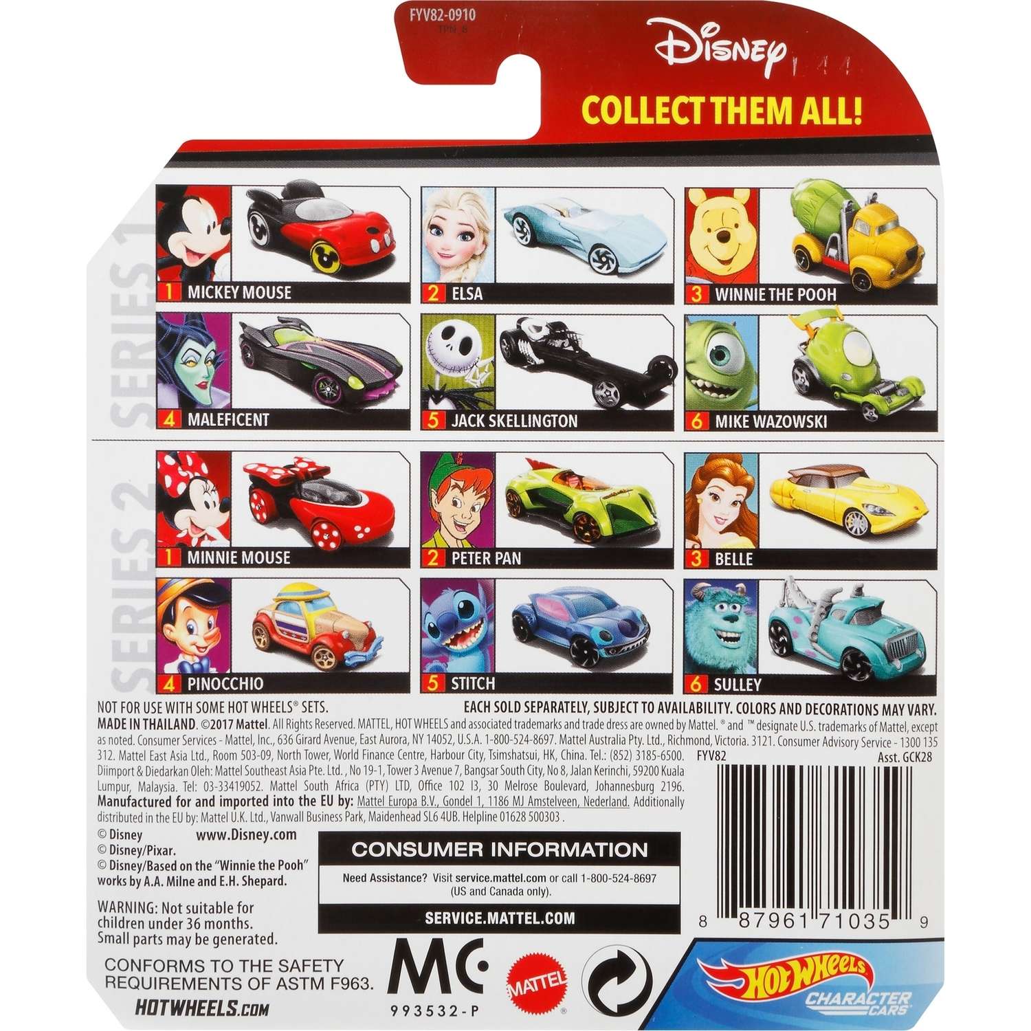 Машинка Hot Wheels Character cars в ассортименте GCK28 GCK28 - фото 31