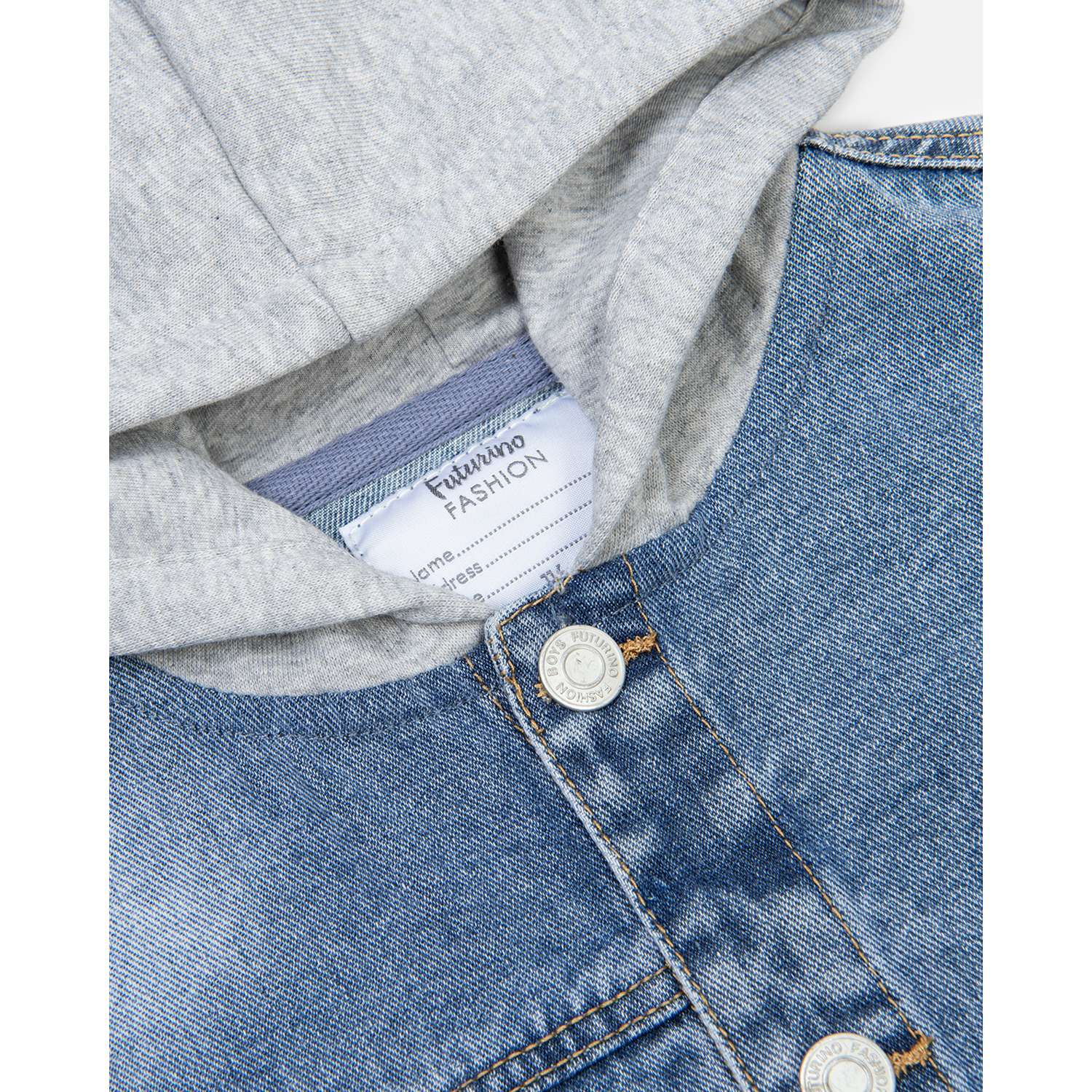 Куртка джинсовая Futurino Fashion S22FF5-1d27kb-66 - фото 4