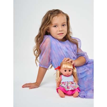 Кукла пупс с озвучкой SHARKTOYS с набором для кормления и аксессуарами 30 см
