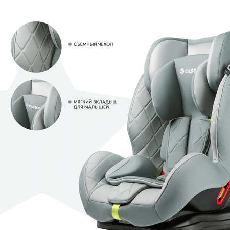 Автокресло Olsson Voyager Fix Grey Sport Edition Isofix 1/2/3 (9-36 кг)