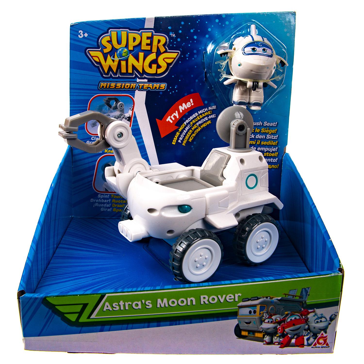 Машина Super Wings Лунный странник Астры с фигуркой EU730844 купить по цене  799 ₽ в интернет-магазине Детский мир