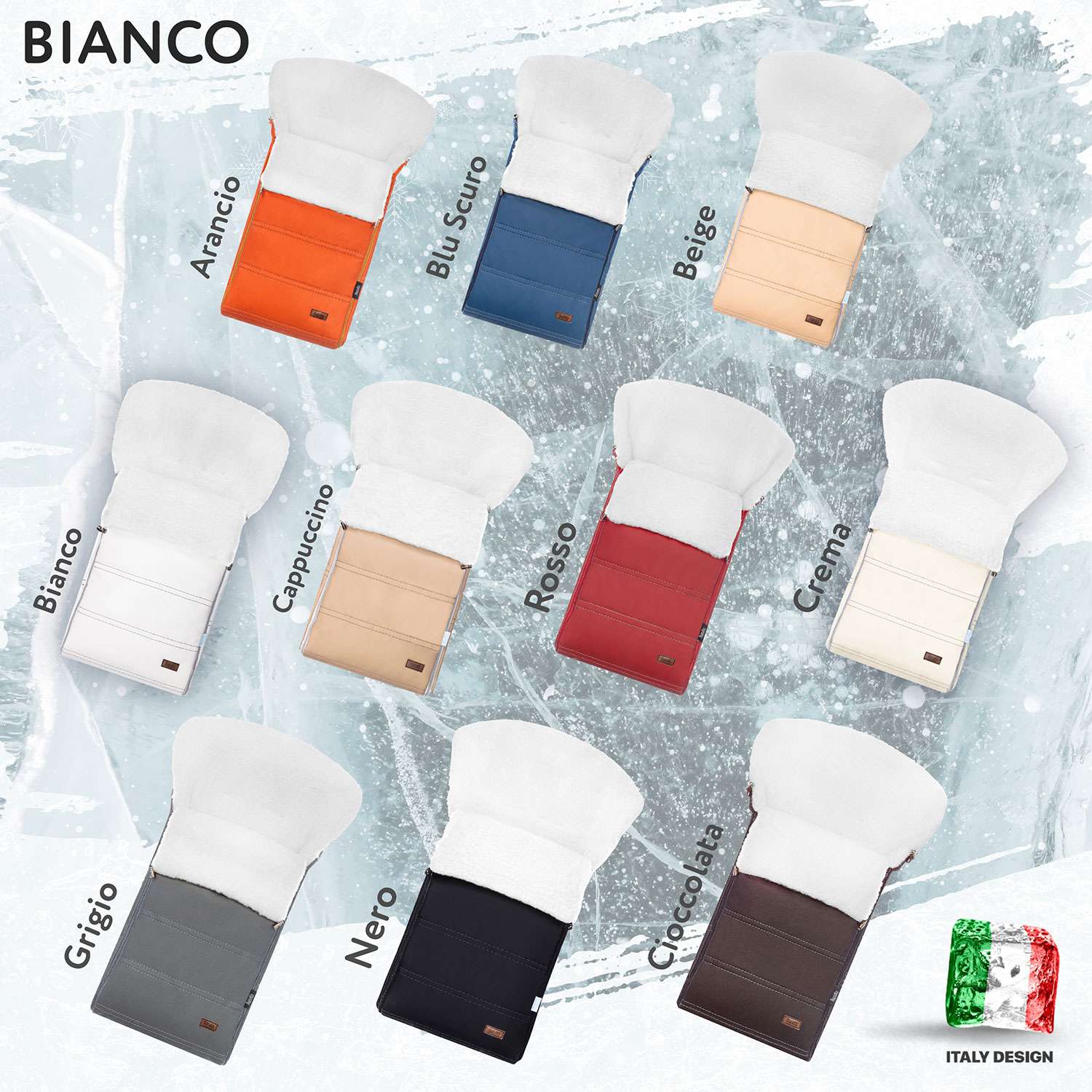 Зимний конверт в коляску Nuovita Alpino Lux Bianco - фото 8