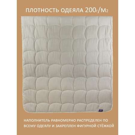 Одеяло KUPU-KUPU Овечья шерсть 140х205 всесезонное микрофибра