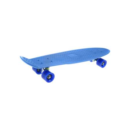 Скейтборд-пенниборд X-Match пластик 65x18 см PU колеса подвеска алюминий. Синий