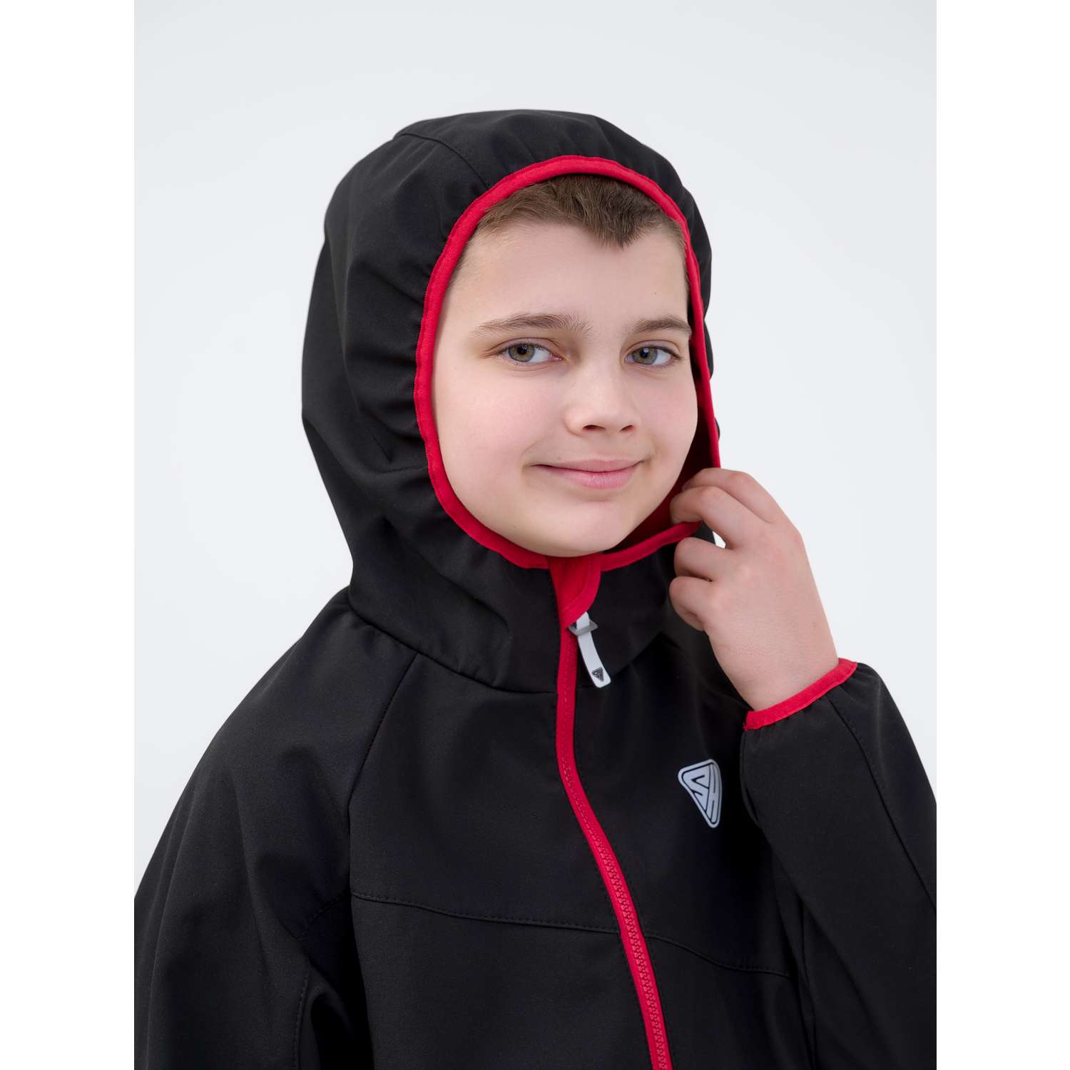 Куртка Sherysheff Куртка В19042Ф Черный/красный - фото 7