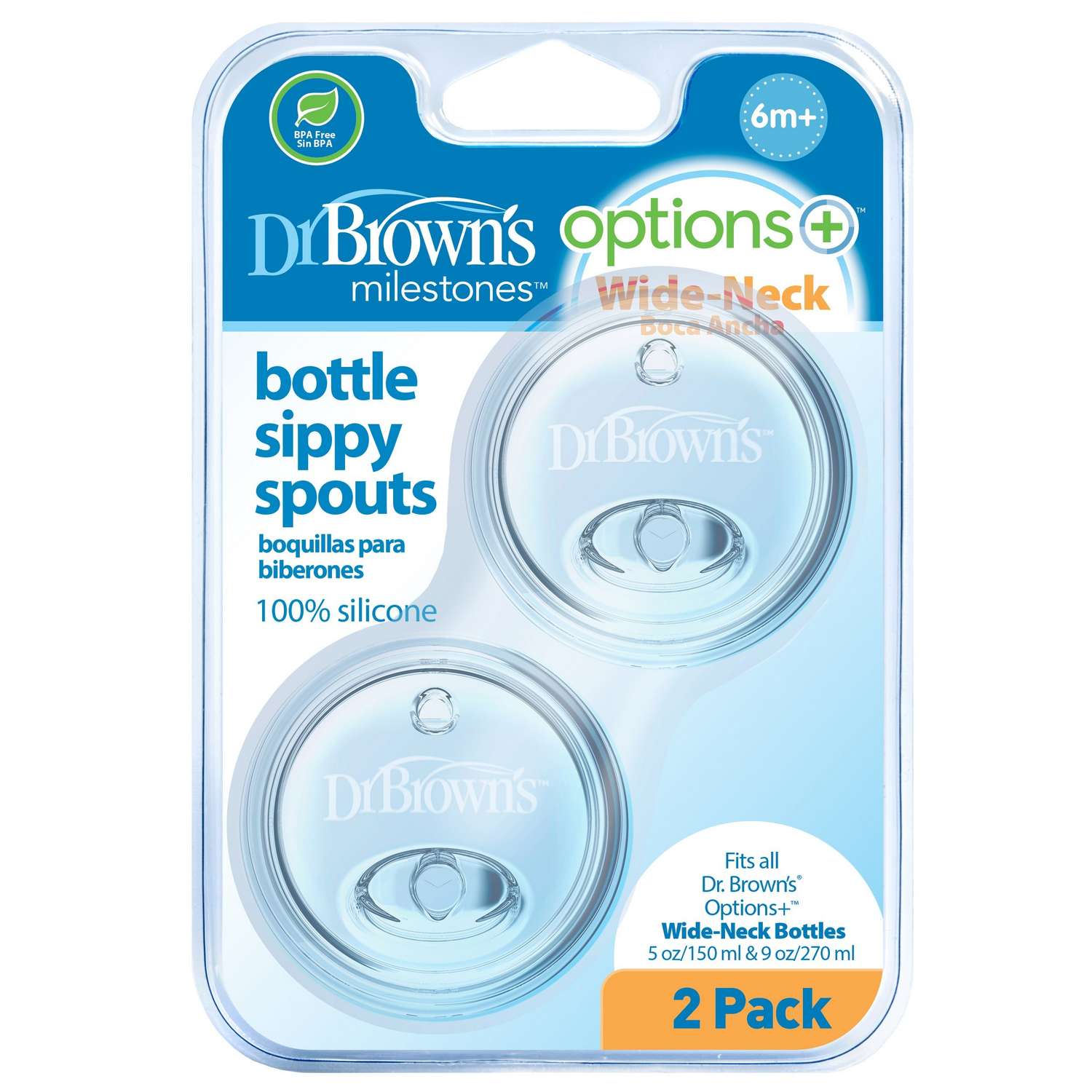 Соска-носик для бутылочек Dr Brown's Options+ широкое горлышко 2шт WR200 - фото 5