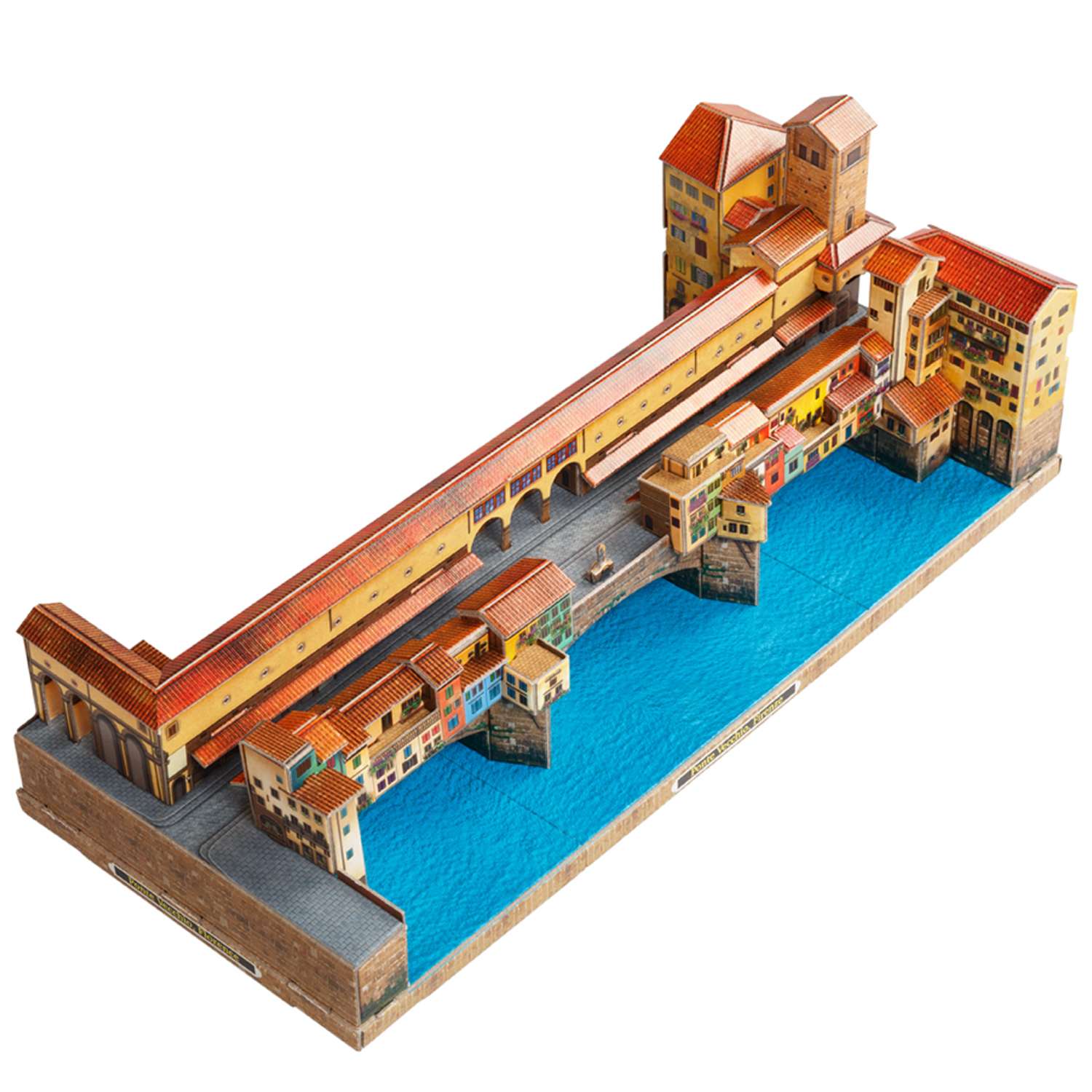 Сборная модель Умная бумага Города в миниатюре Мост Ponte Vecchio 612 612 - фото 4