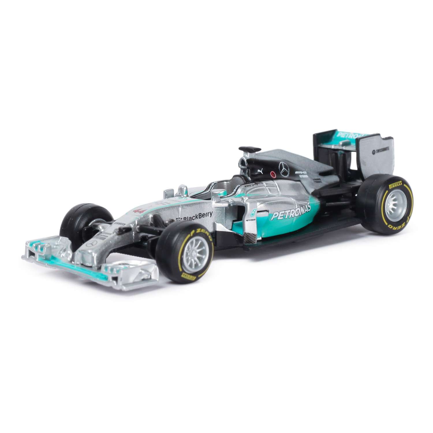 Машина BBurago 1:43 Mercedes 2014 AMG Petronas W05 18-38020 18-38020 - фото 1