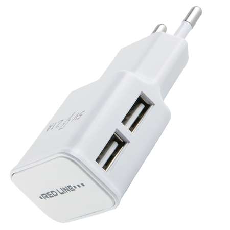 Зарядное устройство RedLine 2 USB модель NT-2A 2.1A белый