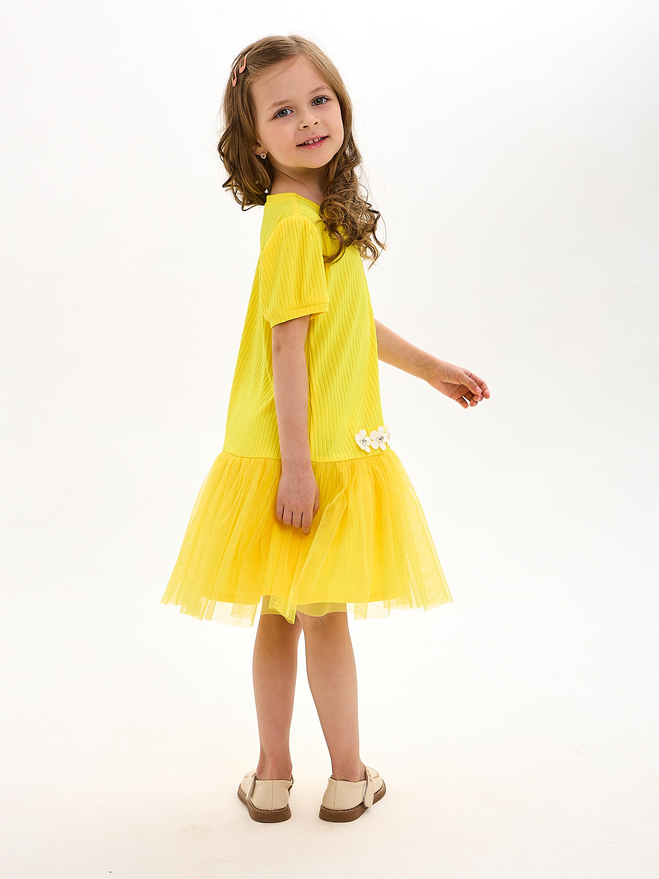 Платье Mil Art kids 1902201542DRESS-BAG-YELLOW - фото 6