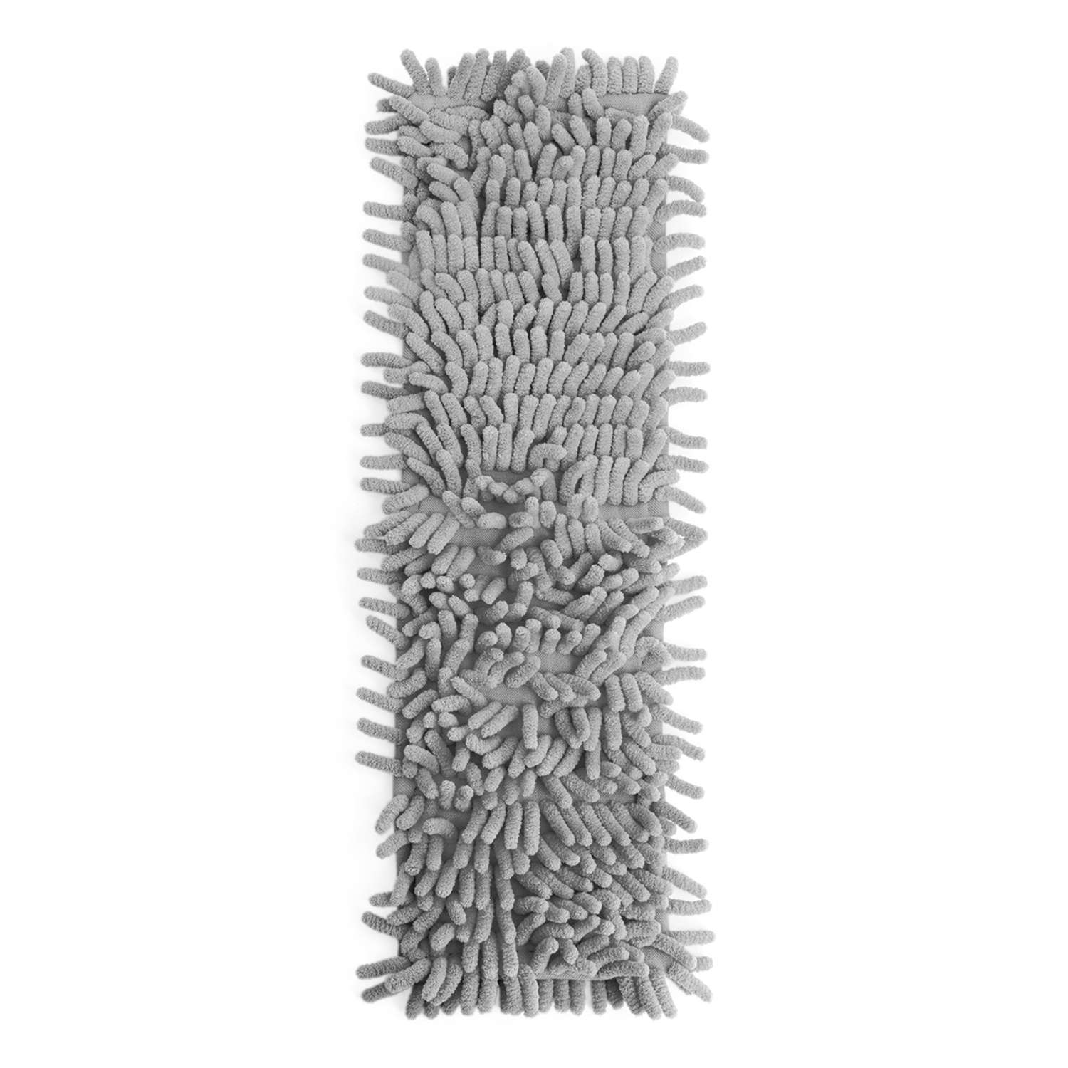 Насадка для швабры DeNASTIA микрофибра 40x10 см серый L000032 - фото 1