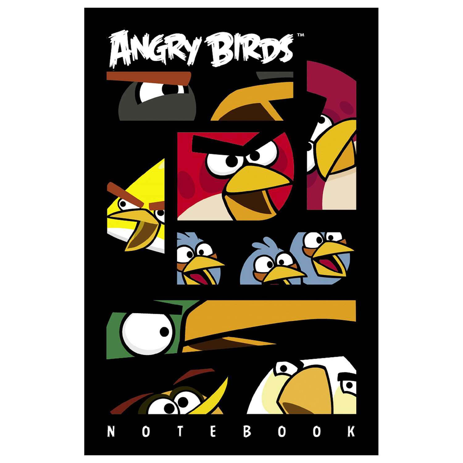 Блокнот Hatber Angry Birds А7 Цветной блок 48л в ассортименте 48Б7B1к - фото 2