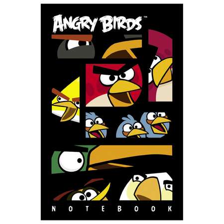 Блокнот Hatber Angry Birds А7 Цветной блок 48л в ассортименте 48Б7B1к