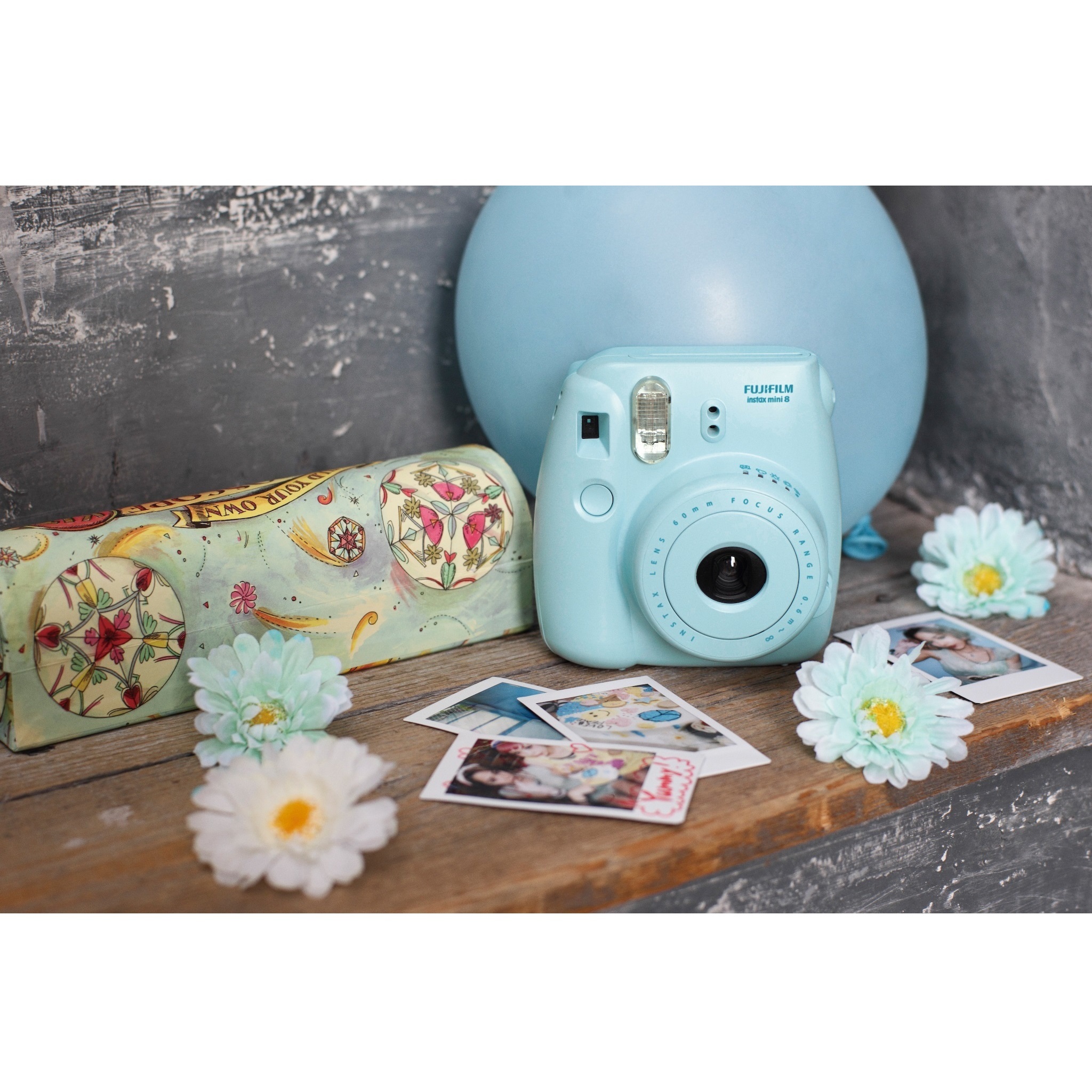 Фотоаппарат FUJIFILM Instax Mini 8 Голубой - фото 6