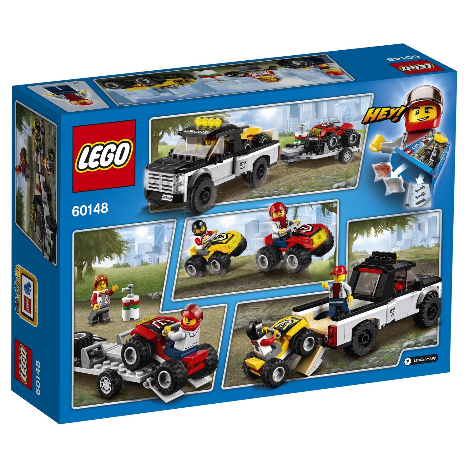 Конструктор LEGO City Great Vehicles Гоночная команда (60148) купить по  цене 499 ₽ в интернет-магазине Детский мир