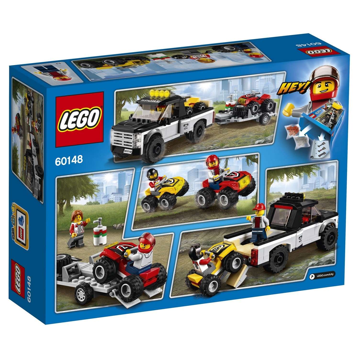 Конструктор LEGO City Great Vehicles Гоночная команда (60148) - фото 3