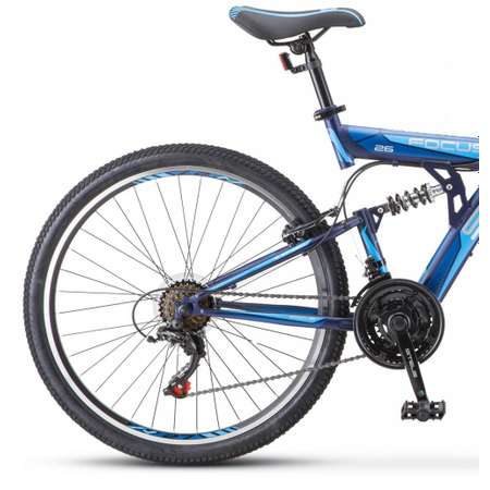 Велосипед STELS Focus V 26 18-sp V030 18 Тёмно-синий/синий