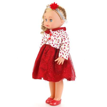 Кукла Карапуз интерактивная в красном платье (POLI-15-A-RU)