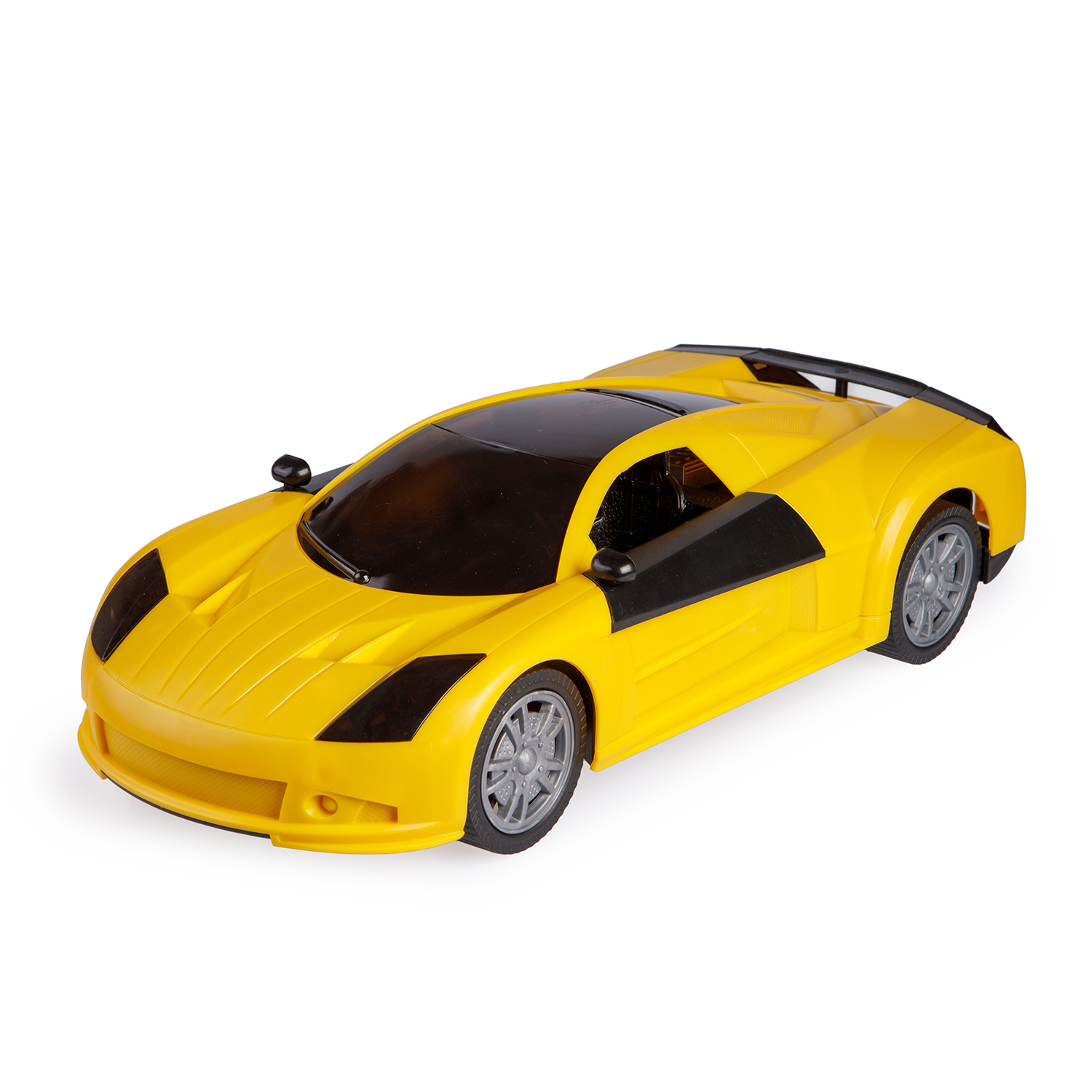 Машина Юг-Пласт Гонка 45 Ferrari желтая черная 7053/желтая/черная - фото 1