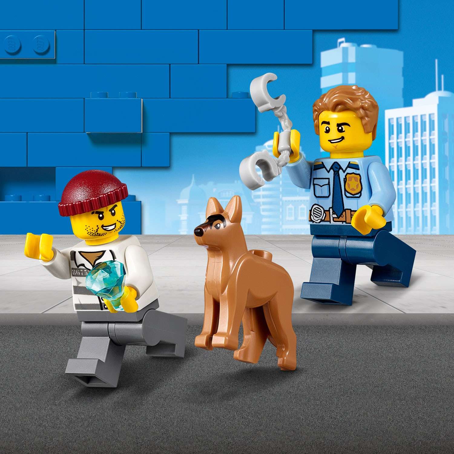 Конструктор LEGO City Police Полицейский отряд с собакой 60241 - фото 9