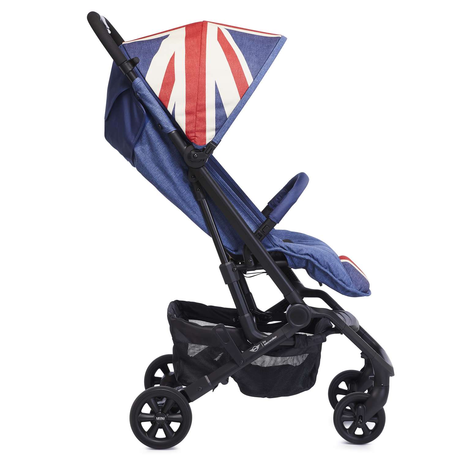 Коляска Easywalker Mini Buggy XS Union Jack Vintage с бампером - фото 3