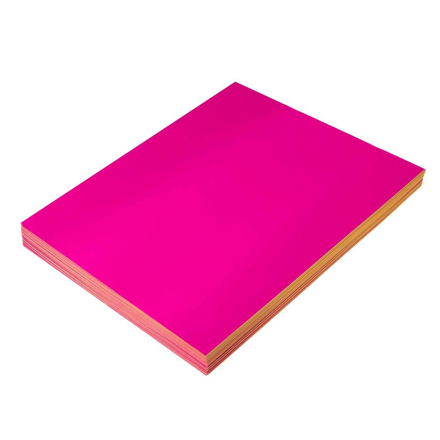 Бумага Calligrata А4 100 листов 80 г/м самоклеящаяся флуоресцентная ярко розовая - фото 1