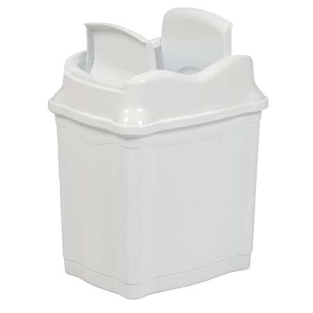 Контейнер для мусора elfplast Proff белый 5 л 22х17х26 см